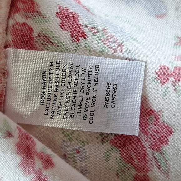 Tucker + Tate High Low Lace Floral Tank Top Size XL (14/16) - Picture 10 of 12